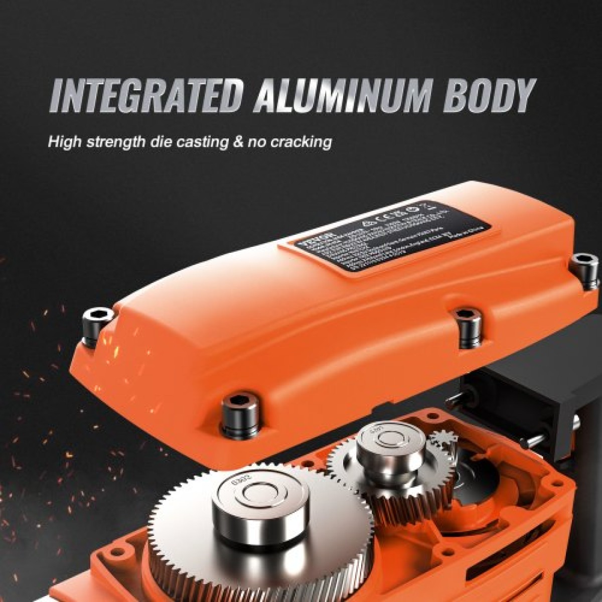 VEVOR Κατεδαφισμός Jack Hammer 2200W Ηλεκτρικό σφυρί 4 μύτες σμίλης