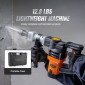 VEVOR Κατεδάφιση Jack Hammer Θραύση σκυροδέματος 1400W Electric Hammer 2 Bit Chisel