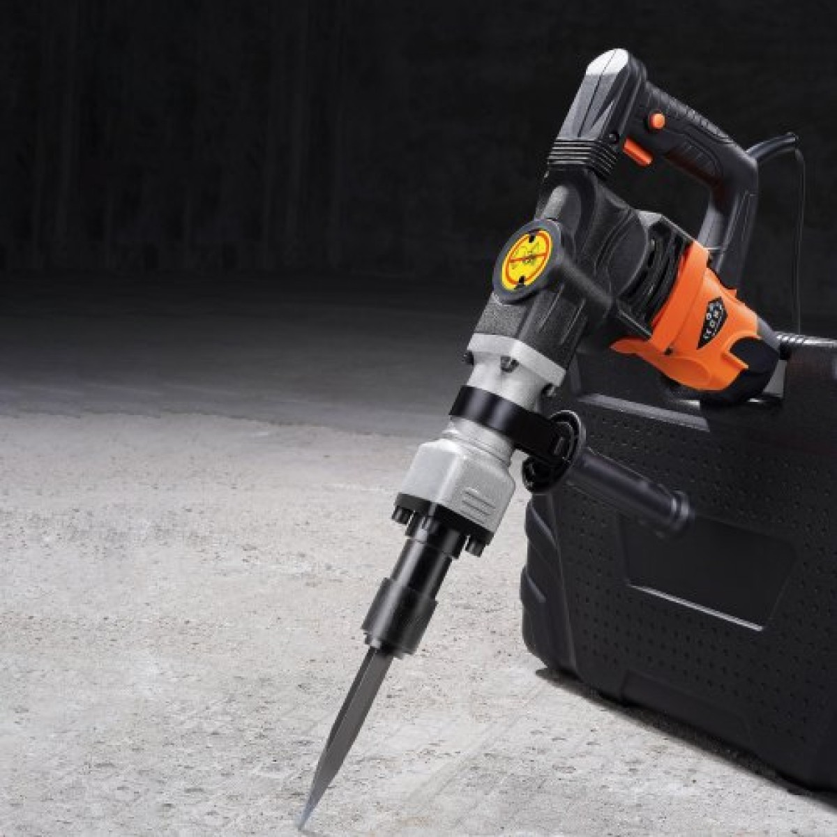 VEVOR Κατεδάφιση Jack Hammer Θραύση σκυροδέματος 1400W Electric Hammer 2 Bit Chisel