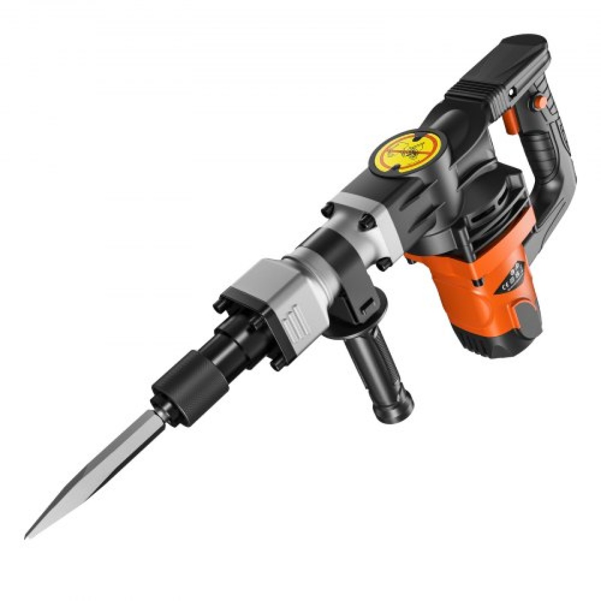 VEVOR Κατεδάφιση Jack Hammer Θραύση σκυροδέματος 1400W Electric Hammer 2 Bit Chisel