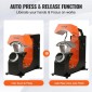 VEVOR καπέλο Heat Press, 3-σε-1 Auto Cap Heat Press Machine, 6,4x3,5in Clamshell Sublimation Transfer, Automatic Release&Press Snob-style Digital Control Panel with 3 τμχ Αντικαταστάσιμα μαξιλαράκια θέρμανσης