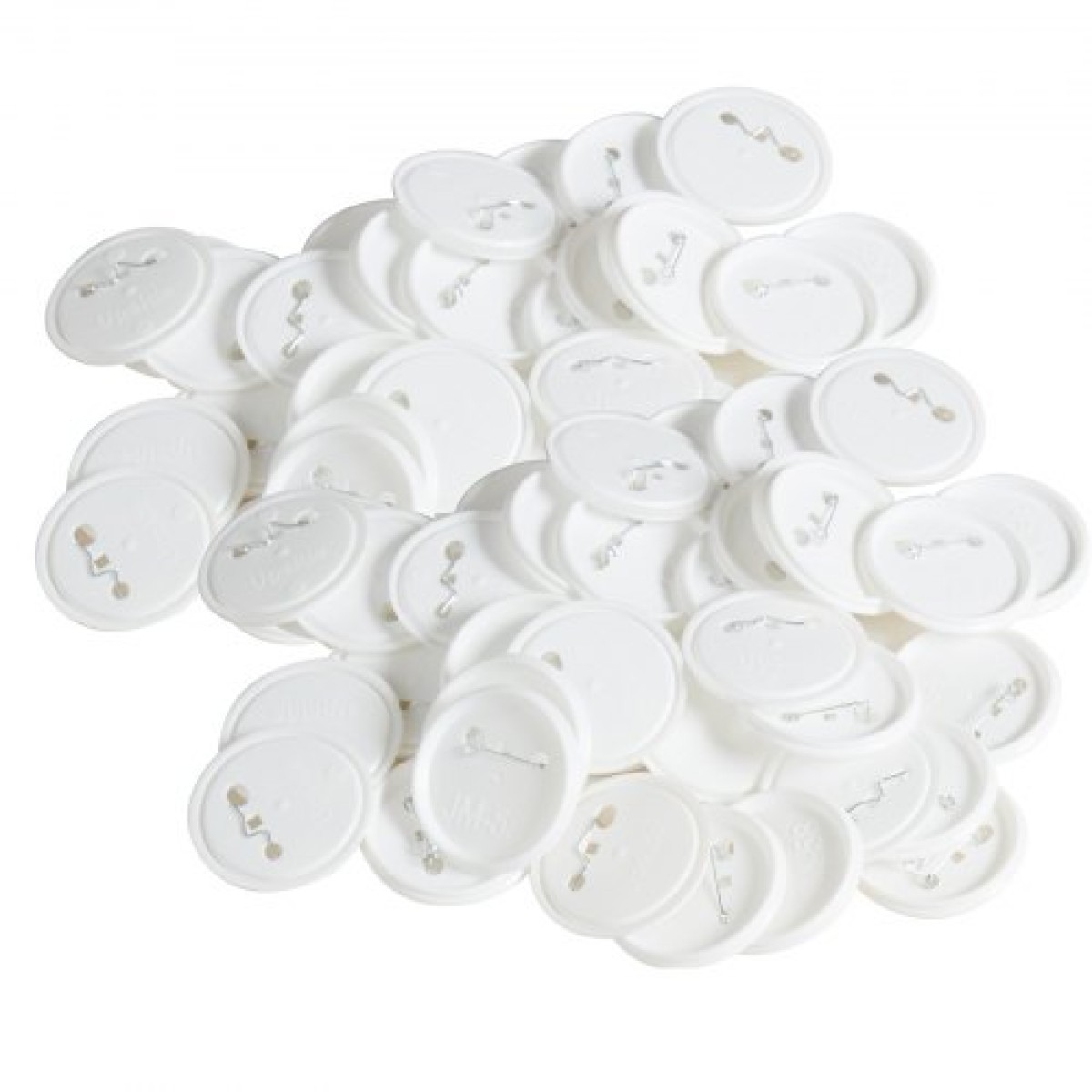 VEVOR 500 Sets 2,25 ιντσών 58 mm κουμπιά κουμπιά καρφίτσας, εξαρτήματα στρογγυλού κουμπιού DIY, το σετ περιλαμβάνει μεταλλικό επάνω μέρος, πλαστικό/μεταλλικό κουμπί, διαφανές φιλμ και κενό χαρτί για δώρα, μηχάνημα ΔΕΝ περιλαμβάνεται