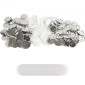 VEVOR 500 Sets 2,25 ιντσών 58 mm κουμπιά κουμπιά καρφίτσας, εξαρτήματα στρογγυλού κουμπιού DIY, το σετ περιλαμβάνει μεταλλικό επάνω μέρος, πλαστικό/μεταλλικό κουμπί, διαφανές φιλμ και κενό χαρτί για δώρα, μηχάνημα ΔΕΝ περιλαμβάνεται