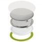 VEVOR 500 Sets 2,25 ιντσών 58 mm κουμπιά κουμπιά καρφίτσας, εξαρτήματα στρογγυλού κουμπιού DIY, το σετ περιλαμβάνει μεταλλικό επάνω μέρος, πλαστικό/μεταλλικό κουμπί, διαφανές φιλμ και κενό χαρτί για δώρα, μηχάνημα ΔΕΝ περιλαμβάνεται