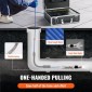 VEVOR Sewer Camera Pipe Inspection Camera 17,9 cm Screen 1000TVL Camera 30,5m Pipeline Inspection Camera με λειτουργία DVR, Αδιάβροχη κάμερα IP68 με 12 ρυθμιζόμενα LED, με κάρτα SD 16 GB για αγωγό αποχέτευσης, σπίτι, αγωγός αγωγών