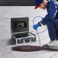 VEVOR Sewer Camera Pipe Inspection Camera 17,9 cm Screen 1000TVL Camera 30,5m Pipeline Inspection Camera με λειτουργία DVR, Αδιάβροχη κάμερα IP68 με 12 ρυθμιζόμενα LED, με κάρτα SD 16 GB για αγωγό αποχέτευσης, σπίτι, αγωγός αγωγών