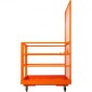 VEVOR Forklift Safety Cage Work Platform 109 x 114,3 cm 635 kg w/ Τροχοί για κεραία