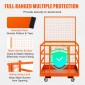 VEVOR Forklift Safety Cage Work Platform 109 x 114,3 cm 635 kg w/ Τροχοί για κεραία