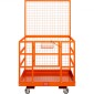 VEVOR Forklift Safety Cage Work Platform 109 x 114,3 cm 635 kg w/ Τροχοί για κεραία