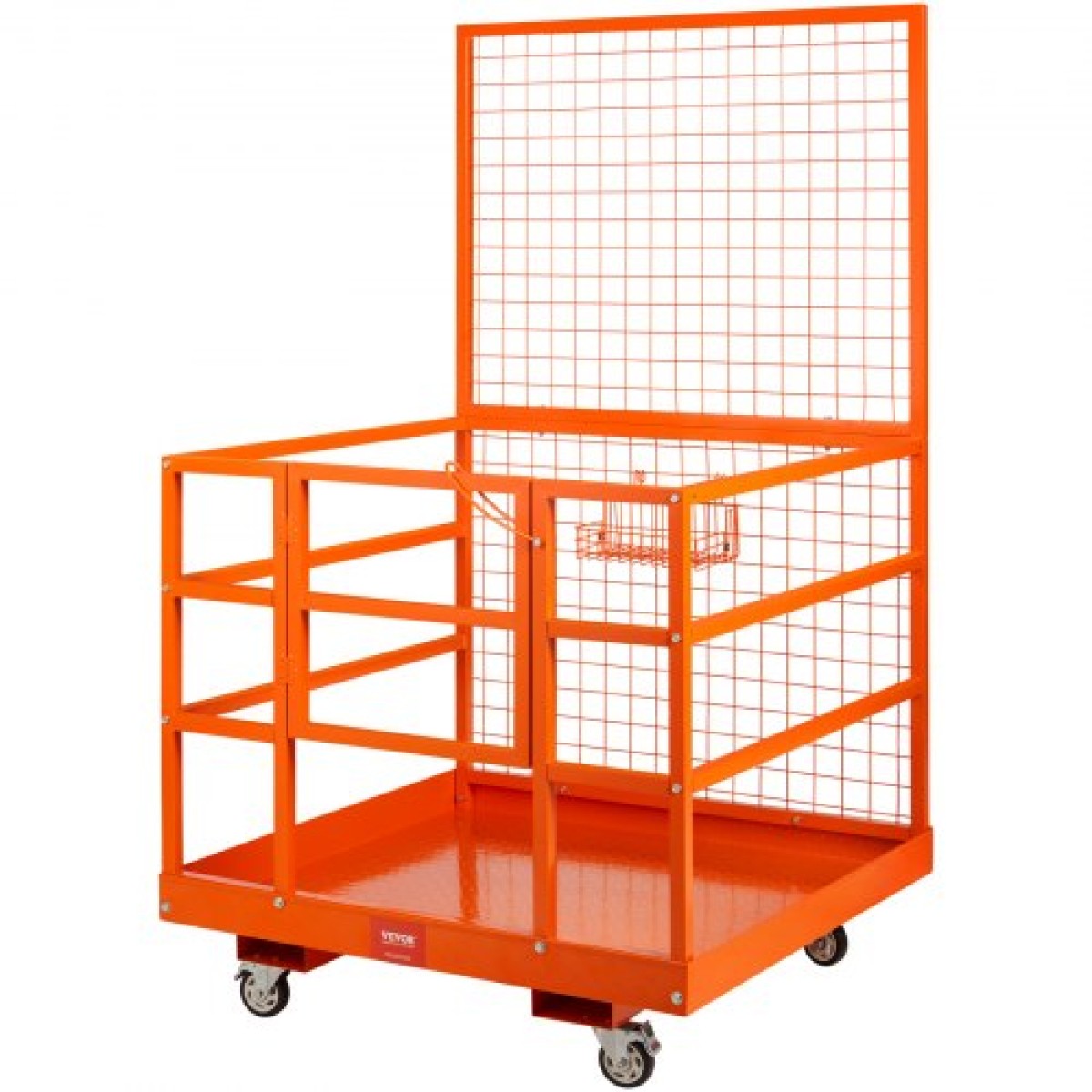 VEVOR Forklift Safety Cage Work Platform 109 x 114,3 cm 635 kg w/ Τροχοί για κεραία