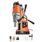 VEVOR Magnetic Drill, 1550W Motor 2 in Boring Diameter, 2922 lbf Portable Electric Mag Drill Press, 0-500 RPM Μεταβλητή ταχύτητα, Μηχανή διάτρησης για μεταλλική επιφάνεια, βιομηχανική και οικιακή βελτίωση