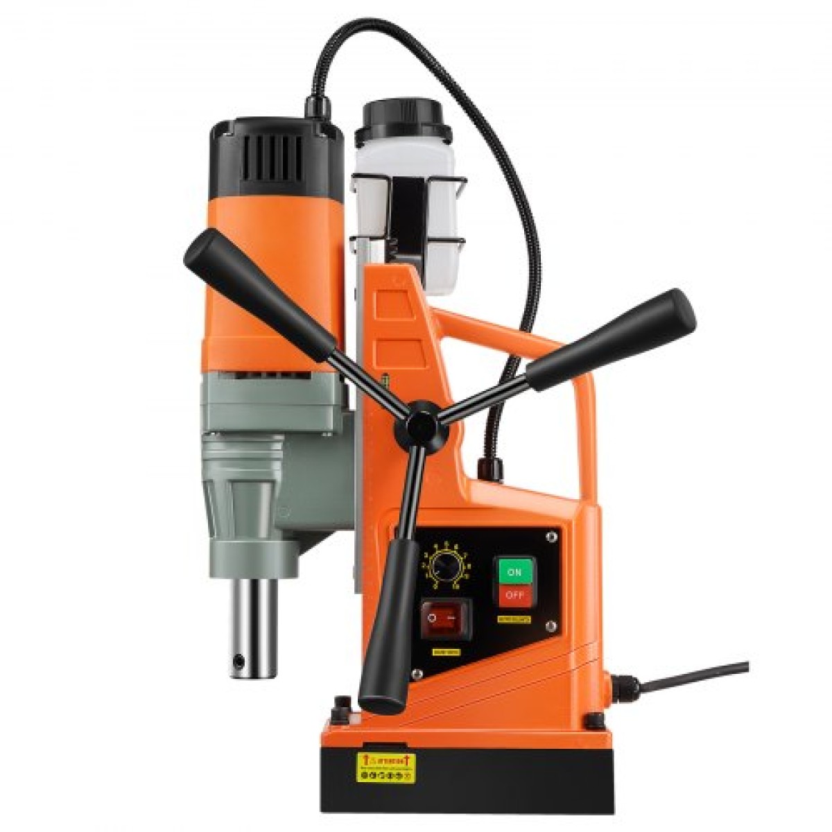 VEVOR Magnetic Drill, 1550W Motor 2 in Boring Diameter, 2922 lbf Portable Electric Mag Drill Press, 0-500 RPM Μεταβλητή ταχύτητα, Μηχανή διάτρησης για μεταλλική επιφάνεια, βιομηχανική και οικιακή βελτίωση