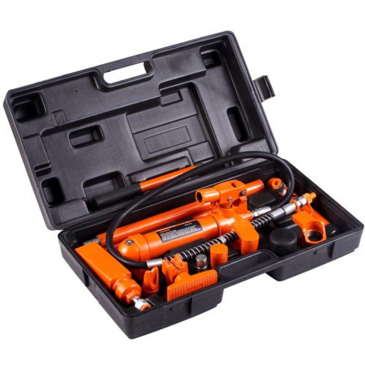 VEVOR 4 Ton Porta Power Kit, Φορητός υδραυλικός γρύλος με σωλήνα λαδιού 3,9 ft/1,2 m, κιτ επισκευής πλαισίου αυτοκινήτου με θήκη αποθήκευσης για επισκευή αυτοκινήτου, φορτηγό, αγρόκτημα (8800 LBS)
