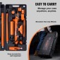 VEVOR 10 Ton Porta Power Kit, Υδραυλικό Ram με Αντλία, Jack Jack με λάστιχο λαδιού 4,6 ft/1,4 m, Εργαλείο επισκευής λυγισμένου πλαισίου με θήκη αποθήκευσης για αυτοκίνητα, γκαράζ, βαρύ εξοπλισμό, μηχανικό (22046 LBS)