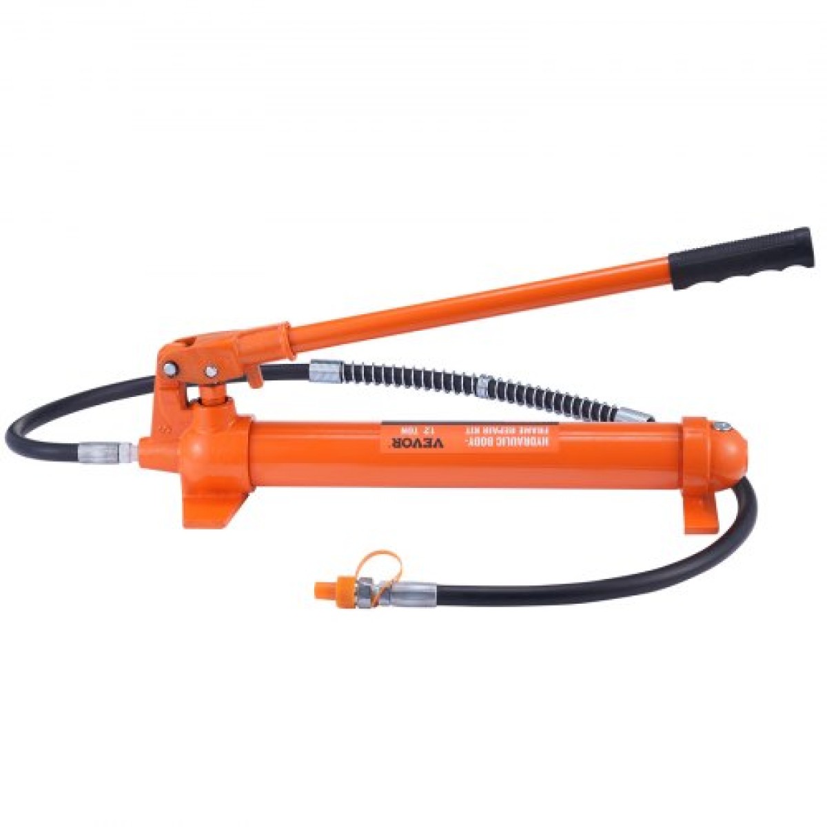 VEVOR 12 Ton Porta Power Kit, Υδραυλικό Ram με αντλία με λάστιχο λαδιού 4,6 ft/1,4 m, Φορητό υδραυλικό γρύλο με θήκη αποθήκευσης για αυτοκίνητα, γκαράζ, αγρόκτημα, μηχανικό (26455 LBS)