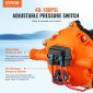 Αντλία με διάφραγμα νερού VEVOR, 12V DC, ροή 5,5 GPM, Ονομαστική πίεση 70 PSI (ρυθμιζόμενη 40-100 PSI), Αντλία ψεκασμού 1/2" MNPT Self Primering Sprayer with Pressure Switch for RV Camper Marine Boat Lawn, με πιστοποίηση FCC