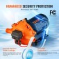 Αντλία με διάφραγμα νερού VEVOR, 12V DC, ροή 5,5 GPM, Ονομαστική πίεση 70 PSI (ρυθμιζόμενη 40-100 PSI), Αντλία ψεκασμού 1/2" MNPT Self Primering Sprayer with Pressure Switch for RV Camper Marine Boat Lawn, με πιστοποίηση FCC