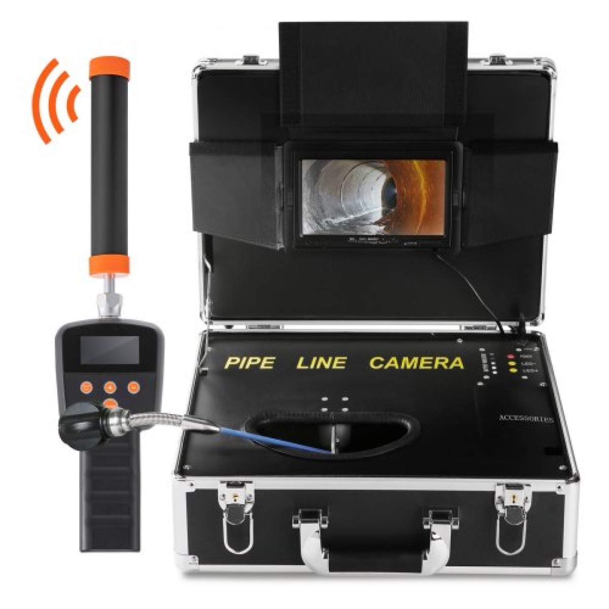 VEVOR Sewer Camera Pipe Inspection Camera 17,8 cm Screen 1000TVL Camera 40m