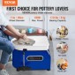 Τροχός κεραμικής VEVOR, 450 W, 11 σε πήλινη μηχανή διαμόρφωσης τροχών, 60-300 σ.α.λ. ρυθμιζόμενη ταχύτητα με χειριστήριο χειρολαβής και πεντάλ, αποσπώμενη λεκάνη ABS, κιτ αξεσουάρ για ενήλικες και αρχάριους χειροτεχνίας DIY, Μπλε