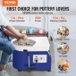Τροχός κεραμικής VEVOR, 350 W, 11 σε πήλινη μηχανή διαμόρφωσης τροχών, 60-300 σ.α.λ. ρυθμιζόμενη ταχύτητα με χειριστήριο λαβής και πεντάλ, αποσπώμενη λεκάνη ABS, κιτ αξεσουάρ για ενήλικες και αρχάριους χειροτεχνίας DIY, Μπλε