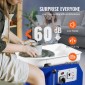 Τροχός κεραμικής VEVOR, 350 W, 11 σε πήλινη μηχανή διαμόρφωσης τροχών, 60-300 σ.α.λ. ρυθμιζόμενη ταχύτητα με χειριστήριο λαβής και πεντάλ, αποσπώμενη λεκάνη ABS, κιτ αξεσουάρ για ενήλικες και αρχάριους χειροτεχνίας DIY, Μπλε