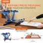 Screen Printing Machine VEVOR, 4 Color 1 Station 360° Rotable Screen Printing Press, 21,2x17,7in / 54x45cm Screen Printing Press, Παλέτα τοποθέτησης διπλής στρώσης για T-shirt Printing DIY