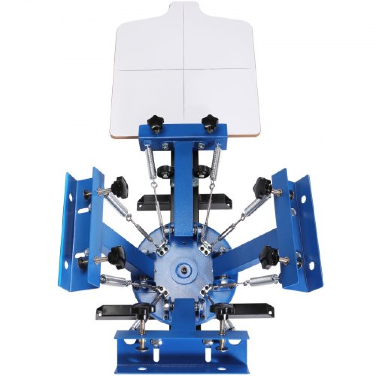 Screen Printing Machine VEVOR, 4 Color 1 Station 360° Rotable Screen Printing Press, 21,2x17,7in / 54x45cm Screen Printing Press, Παλέτα τοποθέτησης διπλής στρώσης για T-shirt Printing DIY