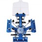 Screen Printing Machine VEVOR, 4 Color 1 Station 360° Rotable Screen Printing Press, 21,2x17,7in / 54x45cm Screen Printing Press, Παλέτα τοποθέτησης διπλής στρώσης για T-shirt Printing DIY