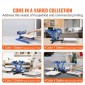 Screen Printing Machine VEVOR, 4 Color 1 Station 360° Rotable Screen Printing Press, 21,2x17,7in / 54x45cm Screen Printing Press, Παλέτα τοποθέτησης διπλής στρώσης για T-shirt Printing DIY