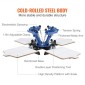 Screen Printing Machine VEVOR, 4 Color 4 Station 360° Rotable Silk Printing Press, 21,2x17,7in / 54x45cm Screen Printing Press, Παλέτα τοποθέτησης διπλής στρώσης για T-shirt Printing DIY