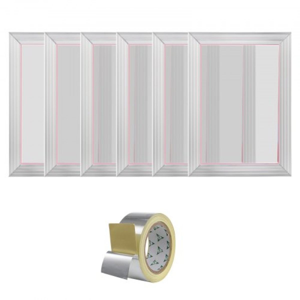 VEVOR Screen Printing Kit Μεταξωτό Πλαίσιο Μεταξοτυπίας 25,4 cm x 35,6 cm 156 Count Mesh 6τμχ
