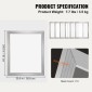 VEVOR Screen Printing Kit Μεταξωτό Πλαίσιο Μεταξοτυπίας 50,8 cm x 61 cm 110 Count Mesh 6τμχ