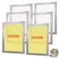 VEVOR Screen Printing Kit Μεταξωτό Πλαίσιο Μεταξοτυπίας 50,8 cm x 61 cm 110 Count Mesh 6τμχ