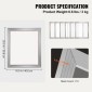 VEVOR Screen Printing Kit Μεταξωτό Πλαίσιο Μεταξοτυπίας 40,6 cm x 50,8 cm 110 Count Mesh 6τμχ