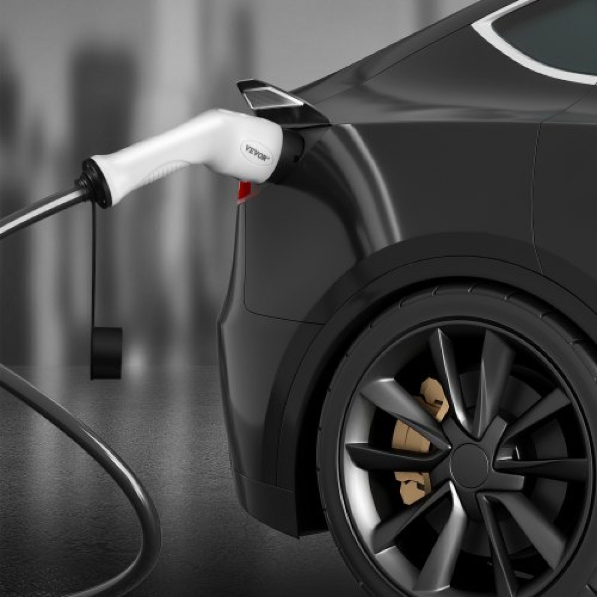 Καλώδιο φόρτισης EV τύπου 2 έως τύπου 2 VEVOR, 32Amp, 7kW 5 μέτρα Μονοφασικό καλώδιο φόρτισης ηλεκτρικού οχήματος, IP66 Αδιάβροχο w Τσάντα μεταφοράς, για IEC62196 EV & Plug-in Hybrid Electric Vehicle, CE&TUV