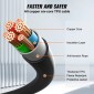 Καλώδιο φόρτισης EV VEVOR Type 2 έως Type 2, 16Amp, 11kW 5 μέτρα Τριφασικό καλώδιο φόρτισης ηλεκτρικού οχήματος, IP66 αδιάβροχο w τσάντα μεταφοράς, για IEC62196 EV & Plug-in Hybrid Electric Vehicle, CE&TUV