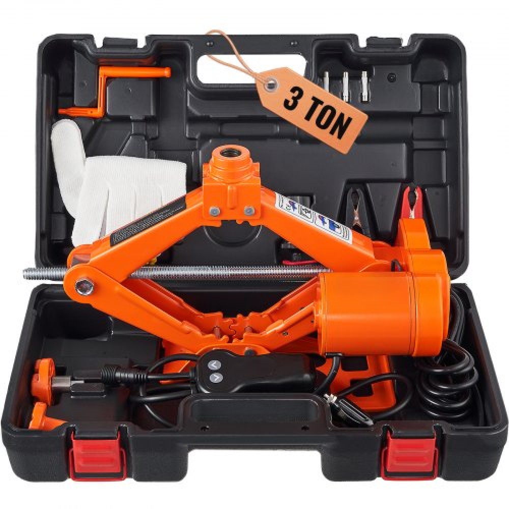 VEVOR Electric Car Jack Floor Jack 3 Ton Electric Scissor Jack Jack Car Repair Tool