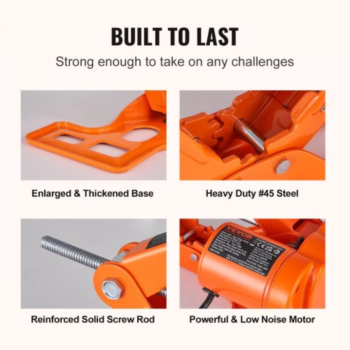 VEVOR Electric Car Jack Floor Jack 3 Ton Electric Scissor Jack Jack Car Repair Tool