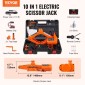 VEVOR Electric Car Jack Floor Jack 3 Ton Electric Scissor Jack Jack Car Repair Tool