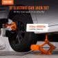 VEVOR Electric Car Jack Floor Jack 3 Ton Electric Scissor Jack Jack Car Repair Tool