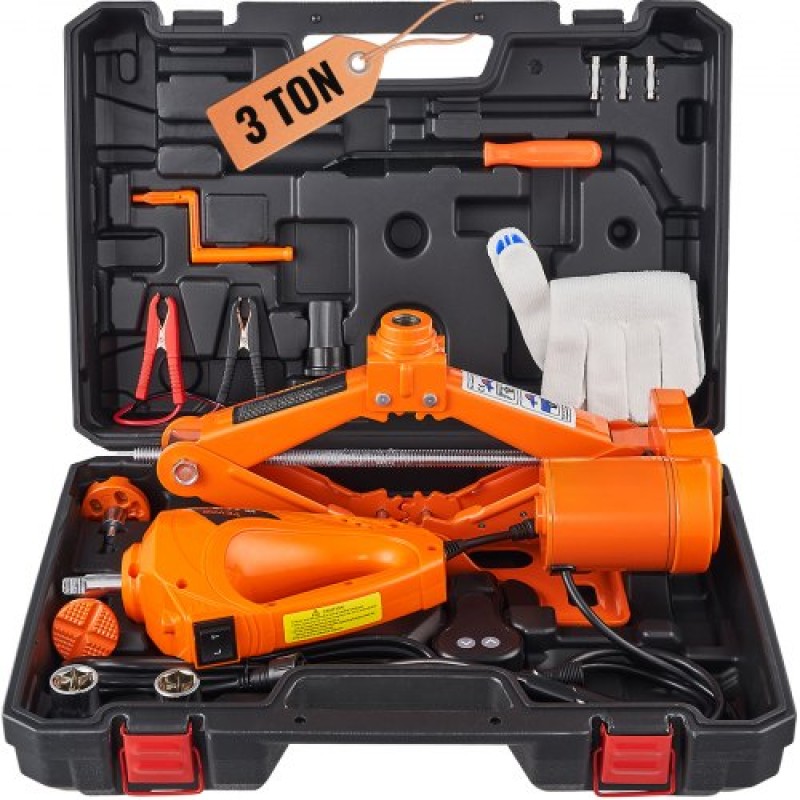 VEVOR Electric Car Jack Floor Jack 3 Ton Electric Scissor Jack Jack Car Repair Tool