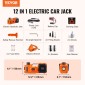 VEVOR Electric Hydraulic Car Floor Jack 5 Ton 12V με αντλία φουσκώματος με κλειδί κρούσης