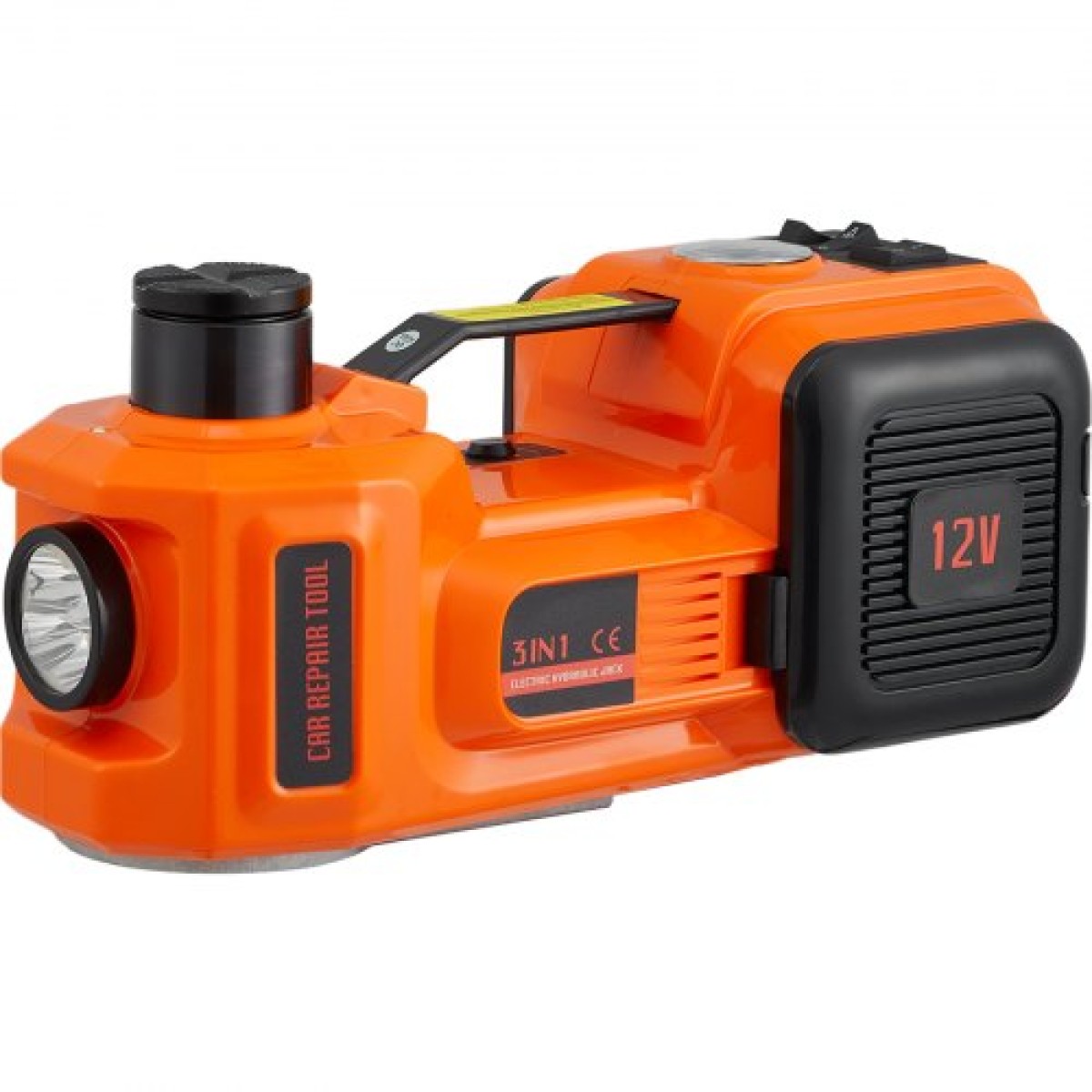 VEVOR Electric Hydraulic Car Floor Jack 5 Ton 12V με αντλία φουσκώματος με κλειδί κρούσης