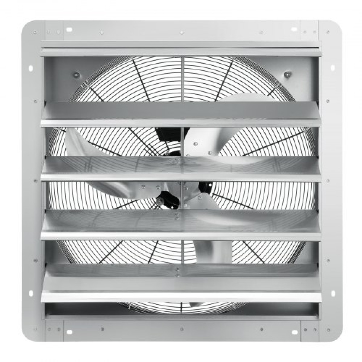 VEVOR ανεμιστήρας εξάτμισης κλείστρου, 610 mm υψηλής ταχύτητας 1400 rpm 2892 CFM, ανεμιστήρας τοίχου αλουμινίου με μοτέρ AC, εξαερισμός και ψύξη για θερμοκήπια, γκαράζ, υπόστεγα, καταστήματα