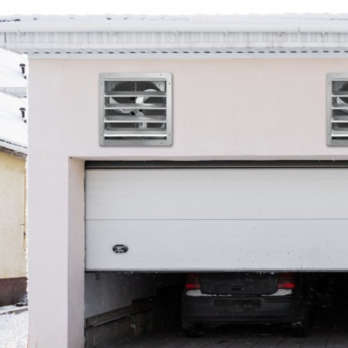 VEVOR ανεμιστήρας εξάτμισης κλείστρου, 610 mm υψηλής ταχύτητας 1400 rpm 2892 CFM, ανεμιστήρας τοίχου αλουμινίου με μοτέρ AC, εξαερισμός και ψύξη για θερμοκήπια, γκαράζ, υπόστεγα, καταστήματα