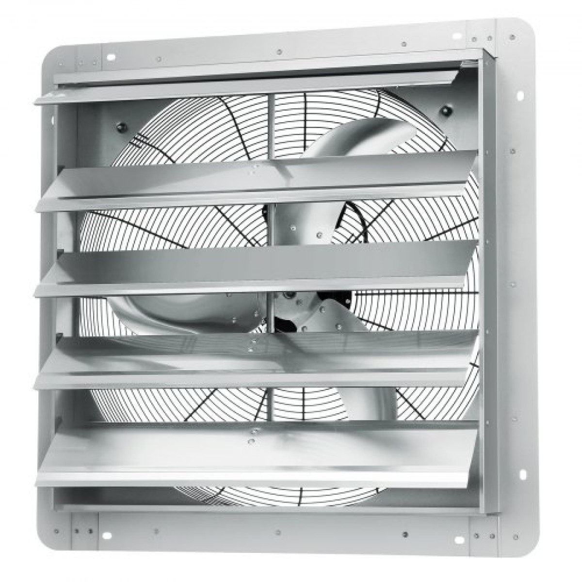 VEVOR ανεμιστήρας εξάτμισης κλείστρου, 610 mm υψηλής ταχύτητας 1400 rpm 2892 CFM, ανεμιστήρας τοίχου αλουμινίου με μοτέρ AC, εξαερισμός και ψύξη για θερμοκήπια, γκαράζ, υπόστεγα, καταστήματα