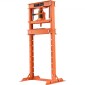 VEVOR Hydraulic, δάπεδο πλαισίου 12 τόνων, πλάκες σφράγισης, ρυθμιζόμενο ύψος τραπεζιού εργασίας για κάμψη ή ίσιωμα μετάλλου, γκαράζ ή οικιακή πρέσα καταστημάτων, πορτοκαλί