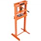 VEVOR Hydraulic, δάπεδο πλαισίου 12 τόνων, πλάκες σφράγισης, ρυθμιζόμενο ύψος τραπεζιού εργασίας για κάμψη ή ίσιωμα μετάλλου, γκαράζ ή οικιακή πρέσα καταστημάτων, πορτοκαλί