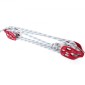 VEVOR Twin Sheave Block and Tackle 12 mm 30,48-60,96 m Twin Sheave Block with Braid Rope 2993,5-3498,6 kg Διπλή τροχαλία