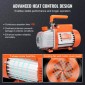 Αντλία κενού VEVOR 1/5 HP Single Stage Pump, 3,5 CFM, 220-240V AC Conditioner Conditioner Vacuum Pump, 0,6 cm SAE Αρσενική είσοδος 1,27 cm ACME, για επισκευή HVAC, Συντήρηση Ψύξης, Απασφάλιση ρητίνης